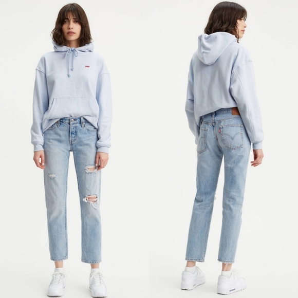 Levi's Denim - Levi's Distressed 501 T Jeans
- Light Wash